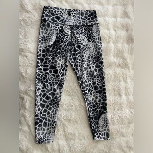 Sage High Waisted Animal Print Leggings